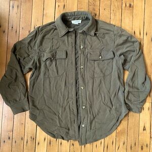 SALE Treasure & Bond Shirt Jacket in Olive, size XS